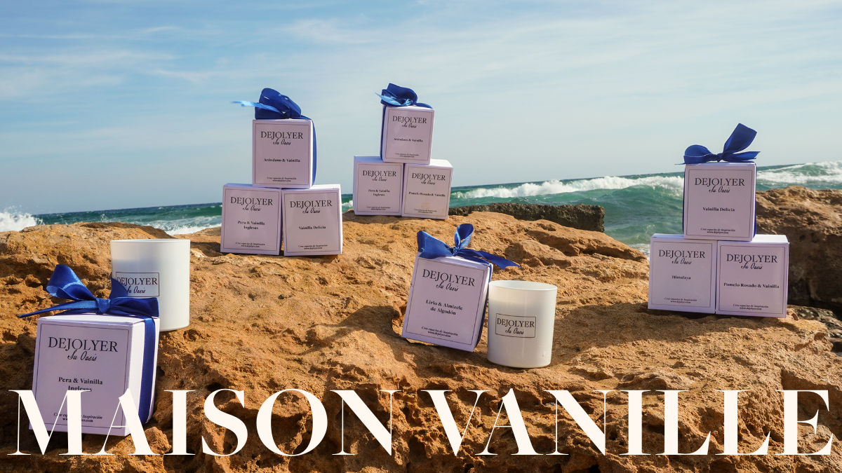 maison vanille velas perfumadas dejolyer