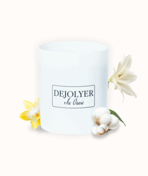 Perfume en Vela Lirio & Almizcle | Dejolyer perfume en vela Artesanal & Sostenible Oasis de Inspiración